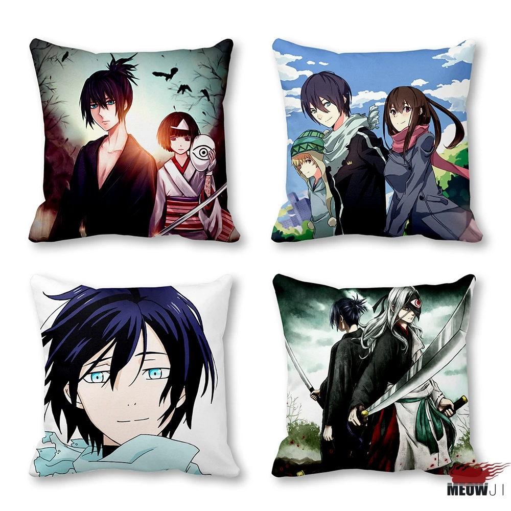 Noragami аниме многоразовый чехол для подушки на молнии Бесплатная доставка|pillow