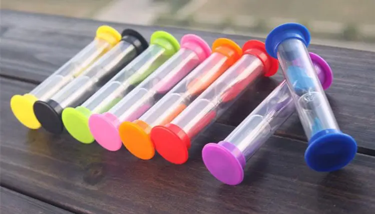 Песочные часы песочные для домашнего декора 200 шт. 2/3 мин случайный цвет