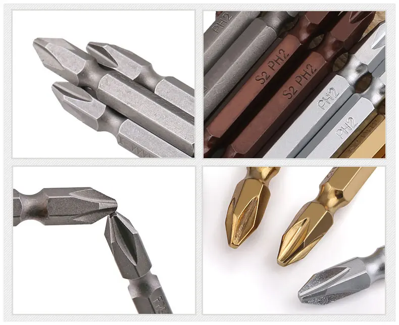 10 шт. 65 мм Филлипс Двойной Конец Биты отвертки|Сверла| |