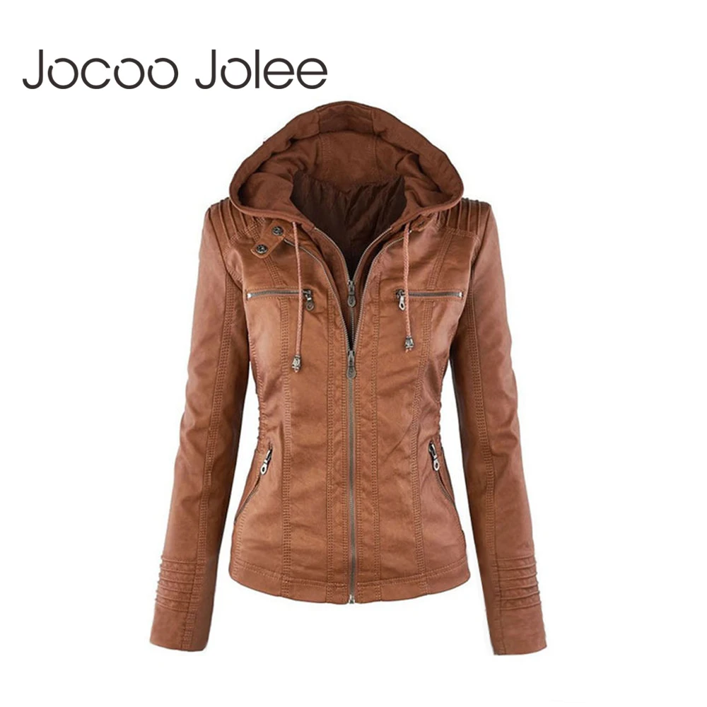 Jocoo Jolee зимнее искусственное меховое пальто Базовая куртка Женское и куртки