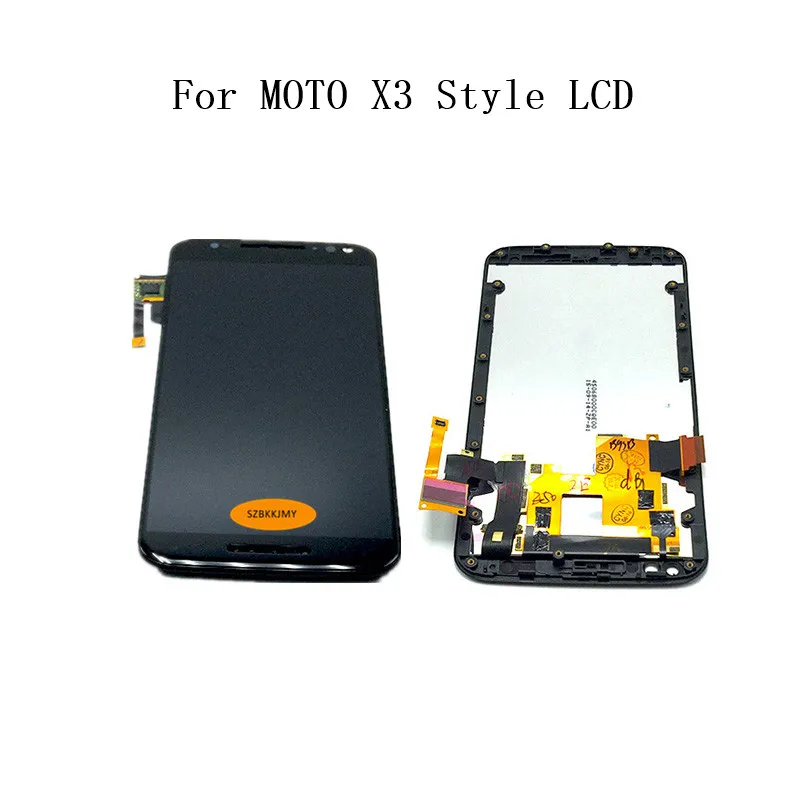 Для Motorola Moto X Style Pure LCD дисплей сенсорный экран дигитайзер полная сборка с рамкой x3s