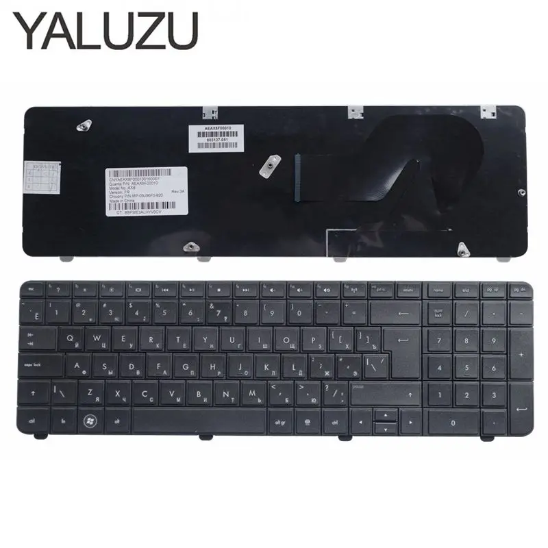 QH YALUZU Русская клавиатура для ноутбука hp CQ72 G72 RU раскладка черная Замена