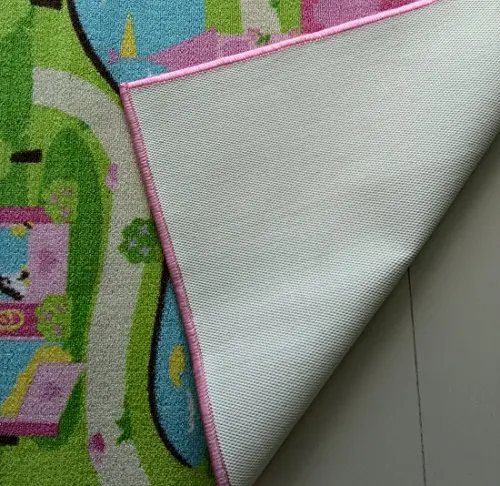 Мультяшные коврики в виде замка для девочек изящные напольные с маленькими