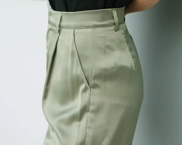 

Cultiseed Women Summer High Waist Satin Wide Leg Pants Trousers Ladies Fashion Solid Color Long Pant Trousers Loose Casual Pant
