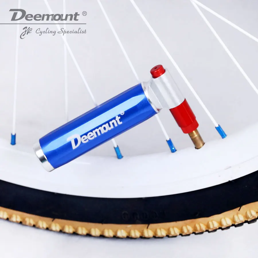 Deemount Велосипедный Спорт co2 насос для 16 г без резьбовых картридж велосипед шины