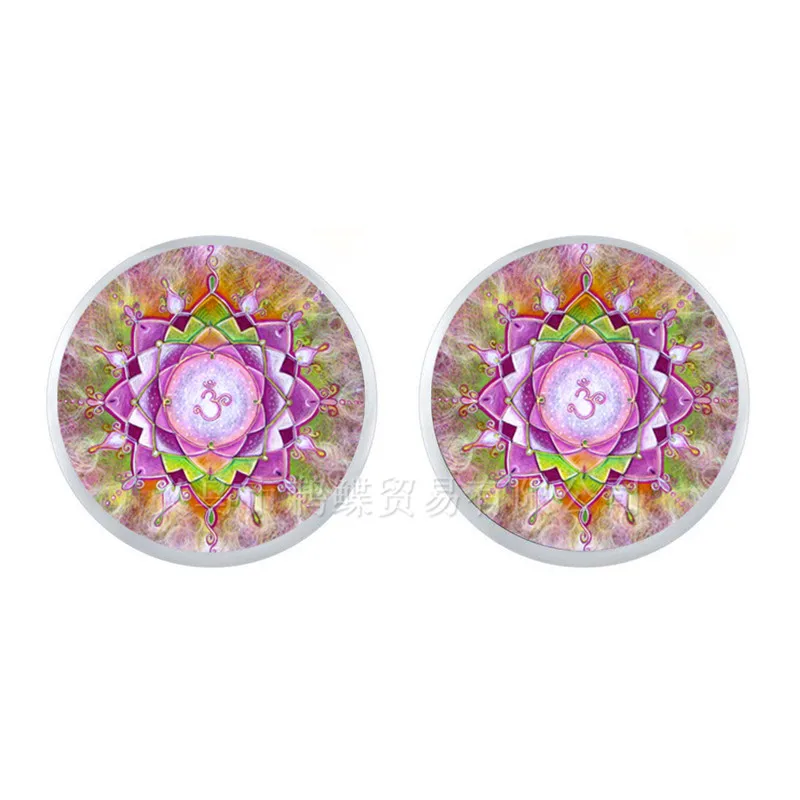 Классические серьги Мандала хна Йога ювелирные изделия для женщин девушек Шарм