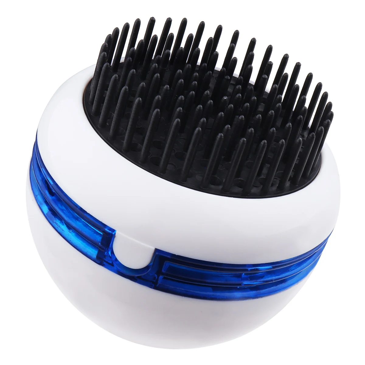Portable Mini Electric Hair Scalp Vibrating Comb Brush Round White Head Massager | Красота и здоровье