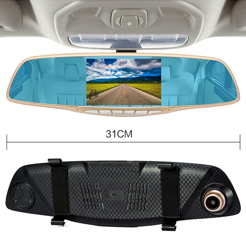 E ACE 5 дюймов ночного видения Автомобильный видеорегистратор Full HD 1080 P с двумя