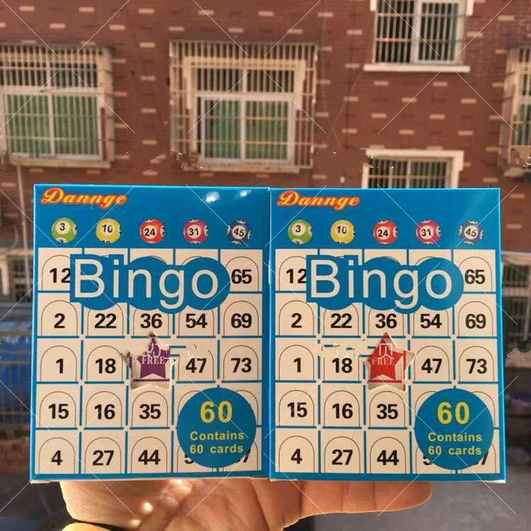 BINGO game card 60 sheets/package 540 sheets can be expanded without repeating Bingo Board Game | Спорт и развлечения