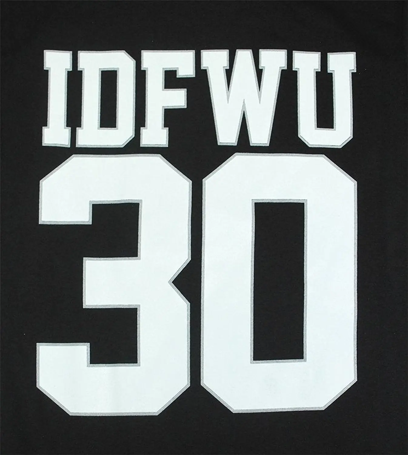 Мужская футболка IDFWU черная с коротким рукавом и принтом лето 2019 | одежда