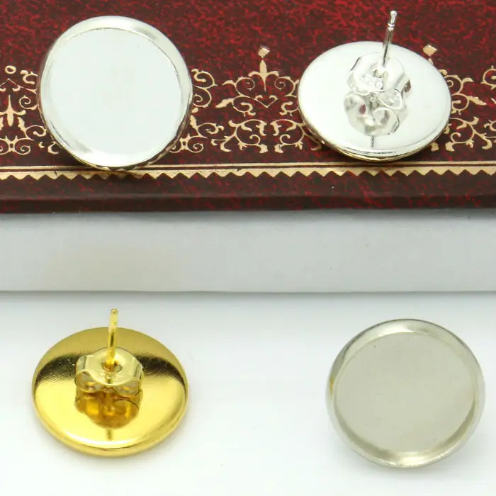 20 комплектов резных 925 гаек для ушей + искусственная внутренняя 14 мм Рамка