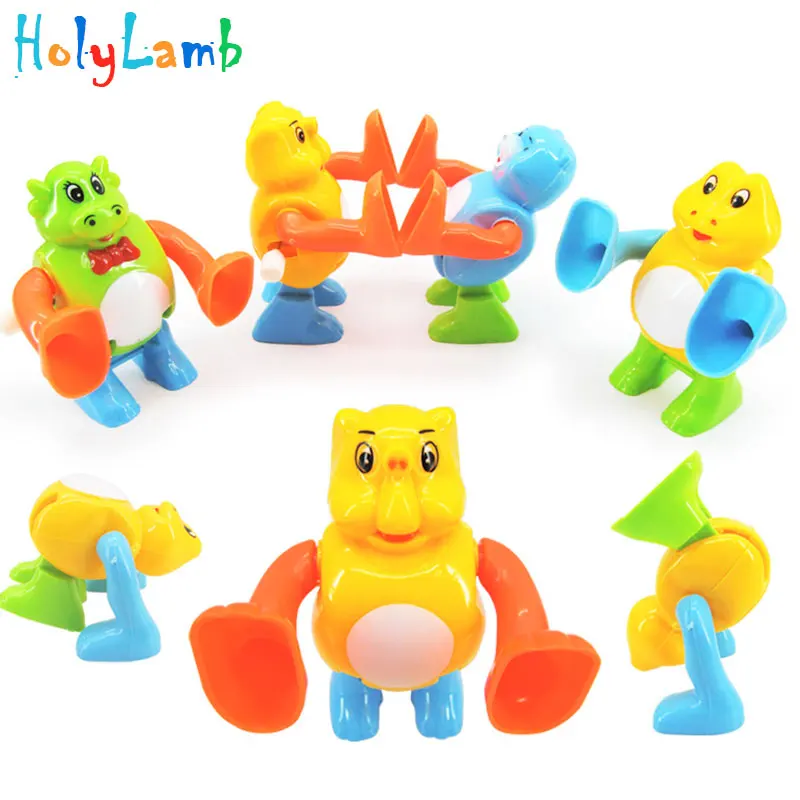 1 шт. 2017 милые животные заводные игрушки переворачивающиеся сверху сомерцающие