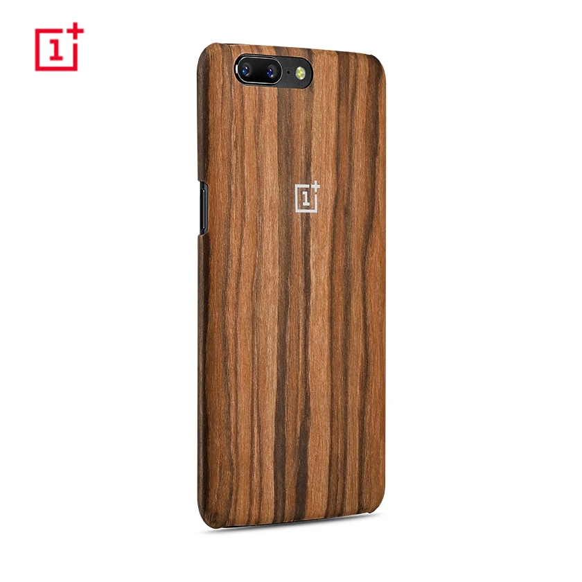 Защитный чехол OnePlus 5 из песчаника черного дерева кевлар углеродного волокна палисандр Официальный чехол One Plus 5 PC чехол OnePlus5