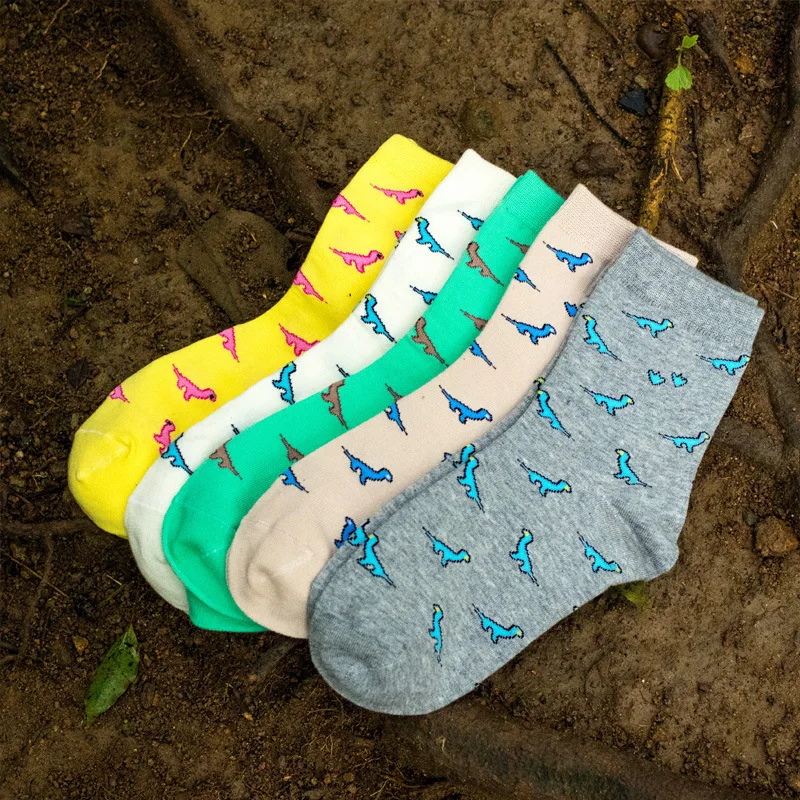 10 Пар/лот 2016 Новые женщины носки Мини динозавров мультфильм оптом моды|socks spa|fashion