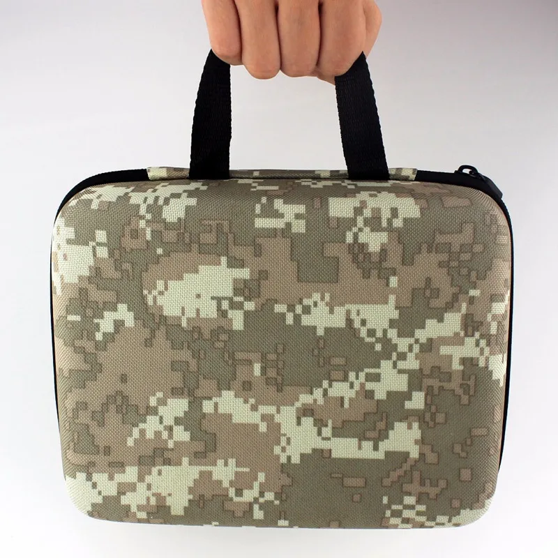 Digital camouflage Универсальный двухсторонний радиоприемник чехол для хранения СУМОЧКИ BAOFENG UV-5R UV-5RE+ TYT TH-F8 Walkie Talkie launch охотничья Сумка радио - Цвет: Digital camouflage