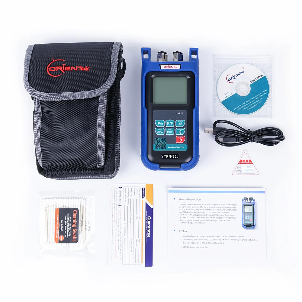 PON волокно Orientek TPN 35 оптический мощность метр 1310/1490/1550nm для EPON GPON APON 1490/1550nm OLT 1310nm