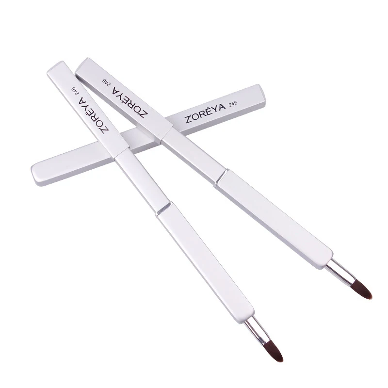 ZOREYA выдвижные кисти для губ Профессиональные макияжа портативные Кисти валовые
