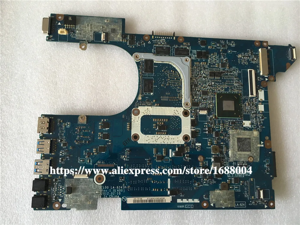 QCL00 LA 8241P CN 06D5DG 6D5DG для dell Inspiron 15R 5520 материнская плата ноутбука HD7670M 1GB|Материнские