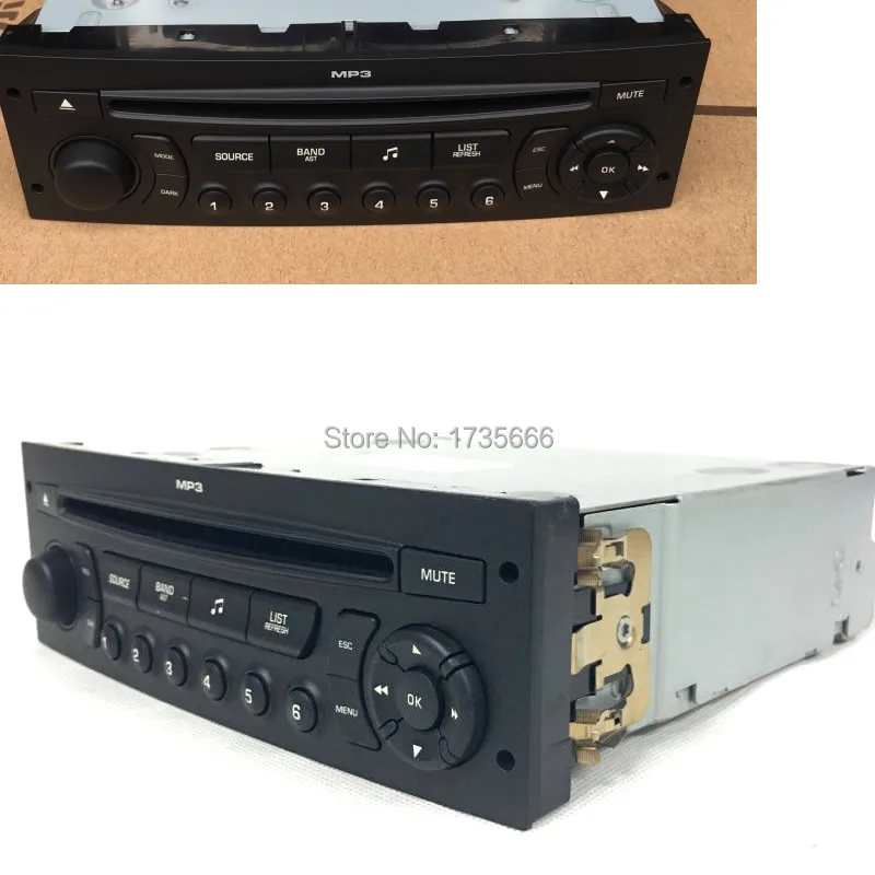 RD45 автомобильный Радио CD плеер поддерживает Bluetooth AUX USB MP3 для Citroen C3 C4 C5 для peugeot 207 206 307 308 807