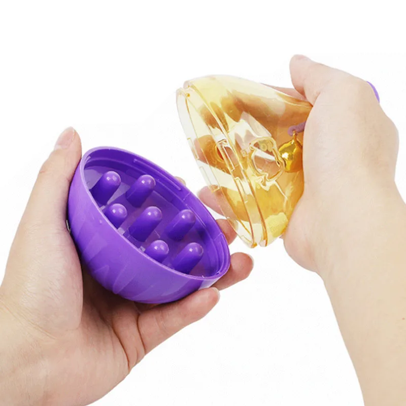 Забавная миска для кормления домашних животных Игрушка Собака Кошка