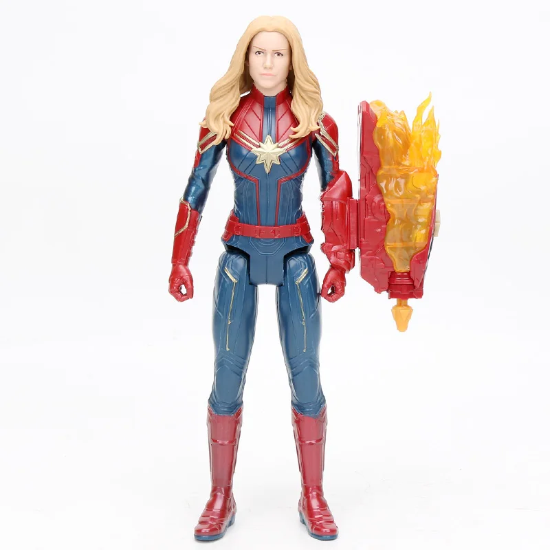 30 см электронные Мстители 4 Endgame Titan Hero Power FX Капитан Америка Железный человек