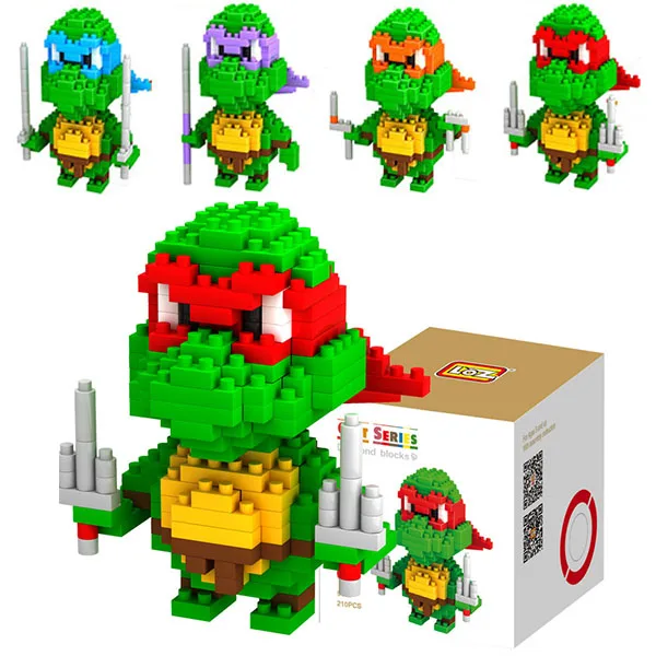 LOZ пластиковые алмазные строительные блоки в сборе фигурка Рафаэль Леонардо