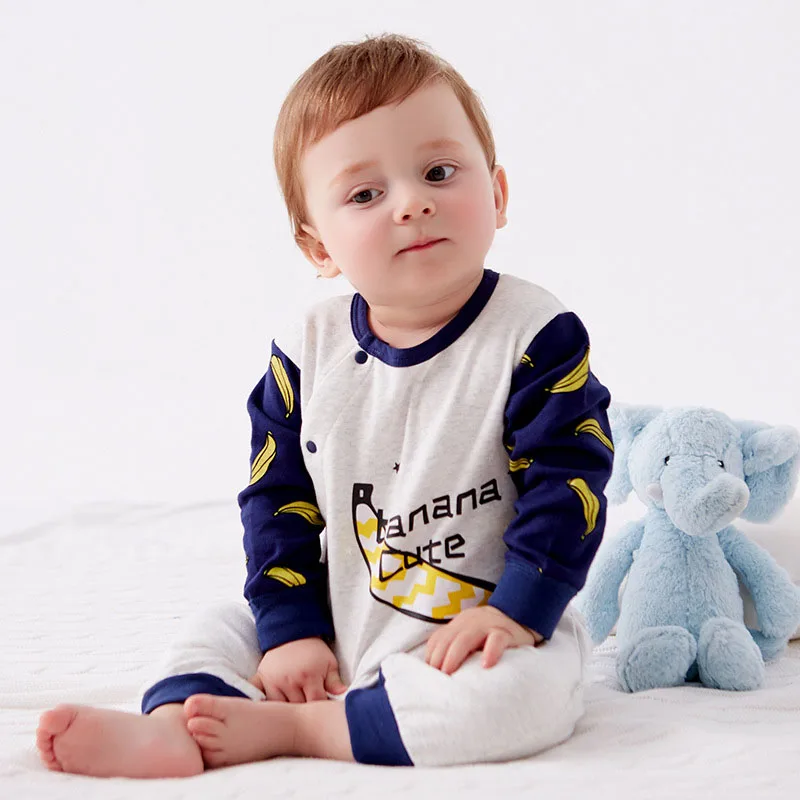 Детский комбинезон с рисунком для новорожденных одежда малышей унисекс Vetement Bebe