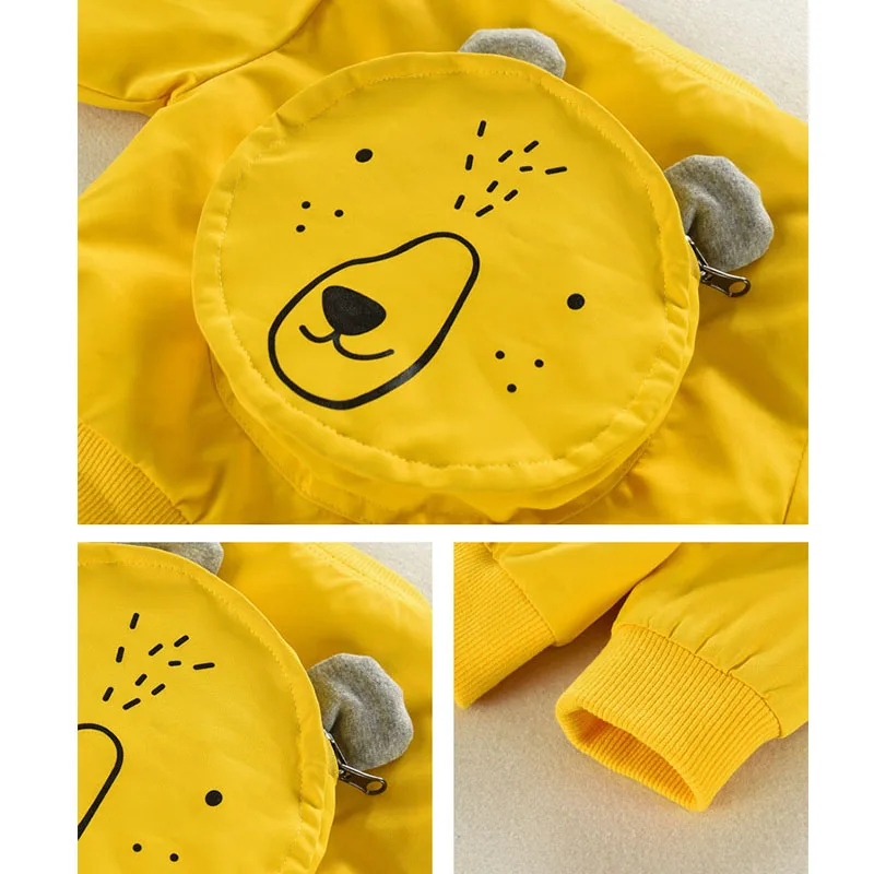 Мода для девочек Сезон весна-осень Милая От 1 до 4 лет куртка-кардиган сложить в