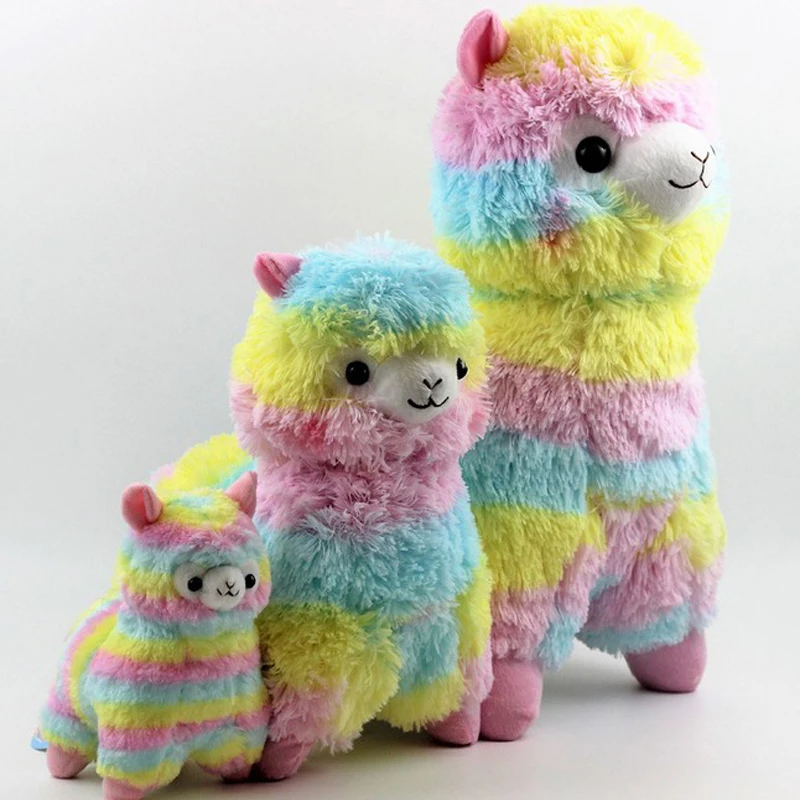Радуга 1 * Vicugna альпака Альпака Плюшевые Игрушки Японский Мягкие Alpacasso Детские