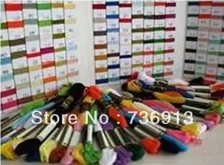 Всего 3000 штук пряжи для вышивки крестиком аналогичной DMC вы можете выбрать любые