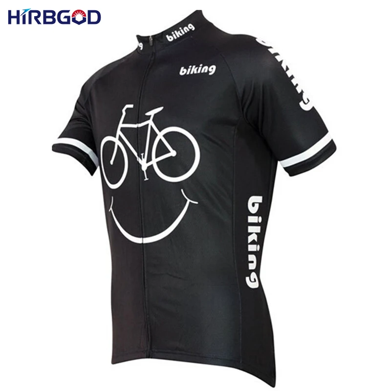 HIRBGOD, новинка, Smiley Pro Team, велосипедная майка, мужская, летняя, MTB, короткий рукав, велосипедная одежда, быстросохнущая, дышащая, одежда для велоспорта, HI159