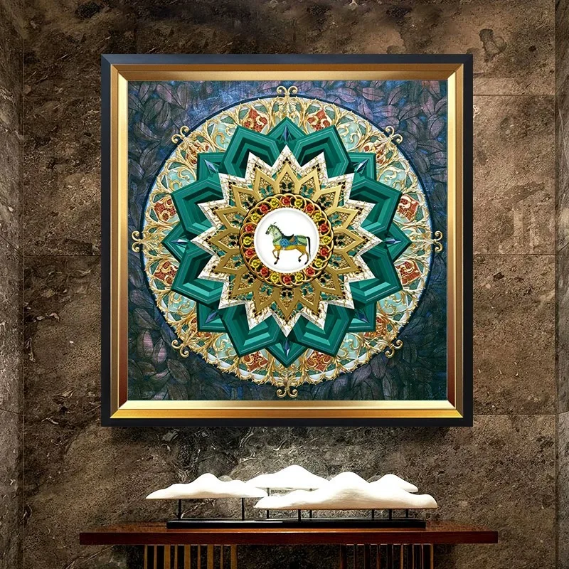 Набор для вышивки DMC сделай сам крестиком с рисунком лошадей Китайская вышивка |