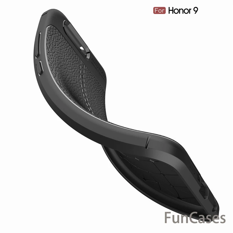 Чехол для Honor 9 зернистый не оставляет отпечатков пальцев роскошный чехол из ТПУ и