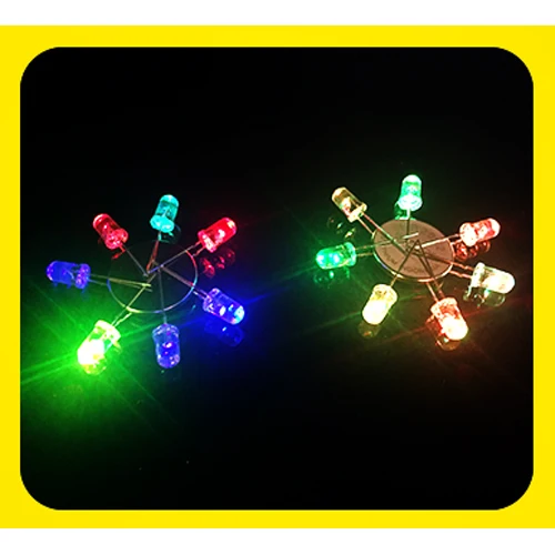 1000 шт. светодиодный светодиод RGB быстрый/медленный мигающий высококачественный