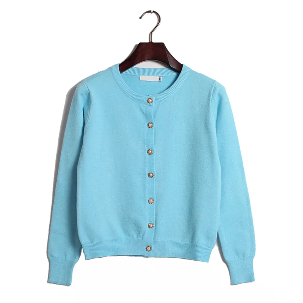 AOTEMAN Autumn Winter Sweater Women 2019 Casual Loose Cardigan Warm Pink Coat Solid Long Sleeve Jumper Knitted Sweaters |