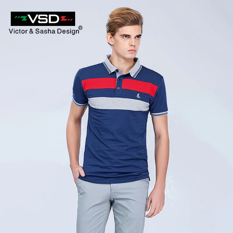 VSD 2017 Лето Playeras Хлопок Camisa Masculin Ralphmen Crocodile Поло Мужские Рубашки С Коротким Рукавом