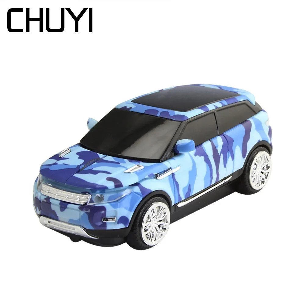 Беспроводная мини-мышь камуфляжная Спортивная Автомобильная мышь для