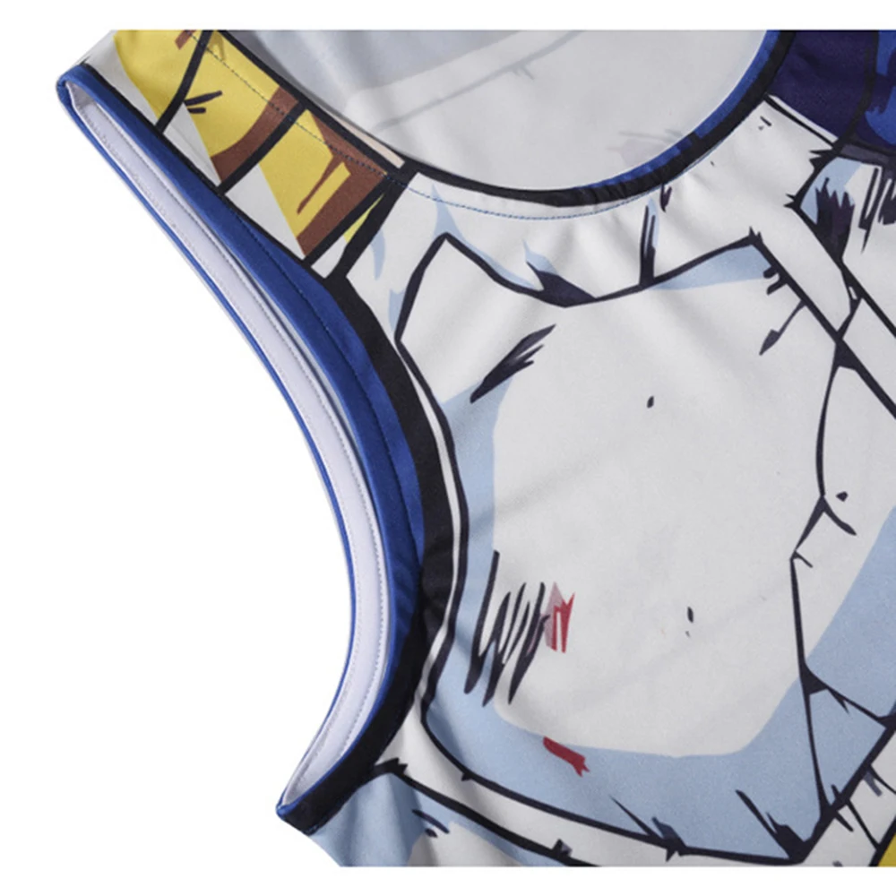 2019 новый летний Жемчуг дракона Наруто Вегета Сон Гоку Роши Печатный Бодибилдинг