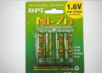 4pcslot original bpi aa 2500mwh 1 6v 1 5v ni zn battery charge batteries