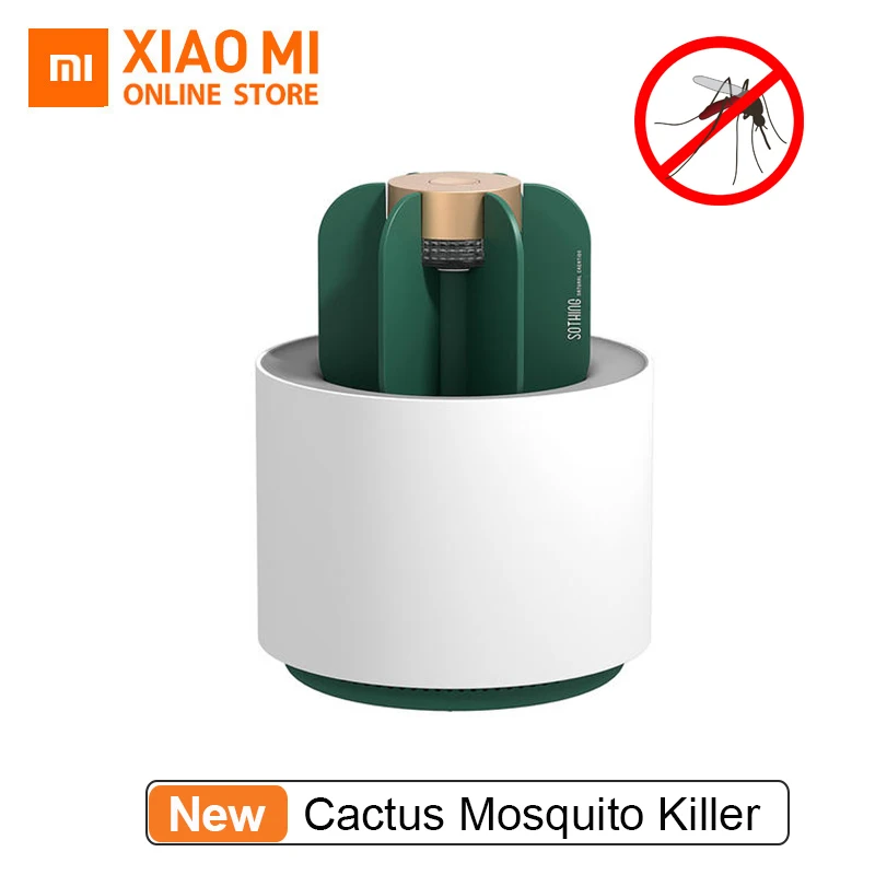 Xiaomi Mijia Sothing лампа-убийца насекомых подвижная портативная бездымного запаха Xiaomi умный дом кактус убийца комаров