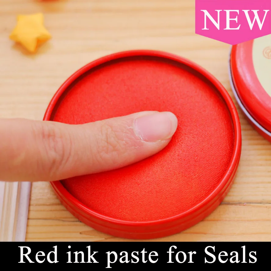 

Chinese Ink pad Painting Red Ink Paste for Stamp Seal Yinni Pad Art Calligraphy Painting Supplies
