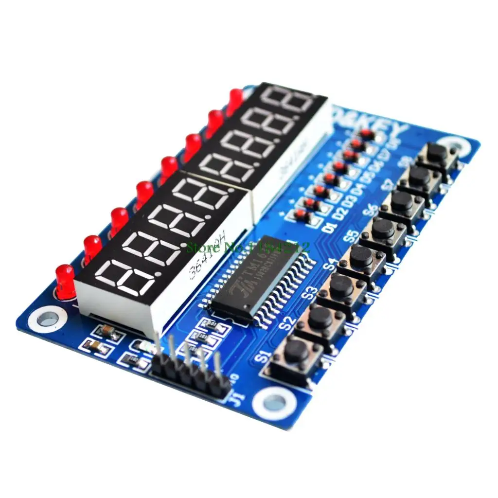 Ключ для AVR нового 8-битного цифрового светодиодного модуля трубки TM1638 |