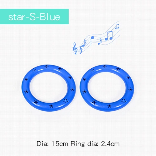 15star Blue S Ruizhi Детские звуковые гимнастические кольца для детского сада Утренние упражнения на открытом воздухе спортивные игрушки школьные игры Детские игрушки RZ1056 - Цвет: 15star Blue S