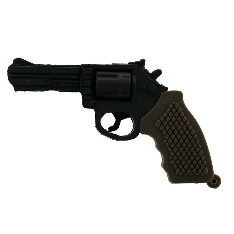 Творческий флешки 128 ГБ USB Flash Drive 64 32 16 8 накопитель personalizado мультфильм оружия AK47