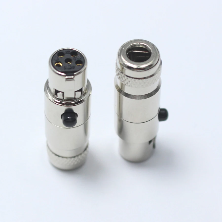 1 шт. мини XLR 5-контактный гнездовой разъем 5 P Аудио Микрофон монтаж шасси