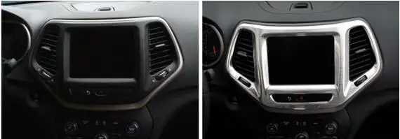 Стайлинг автомобиля хромированный АБС-пластик наклейка на выходное отверстие