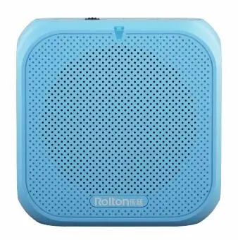 Blue Портативный усилитель, Мегафон, усилитель с проводным микрофоном, громкий динамик, портативный динамик 10 Вт для учителя, гидера, тренера - Цвет: Blue
