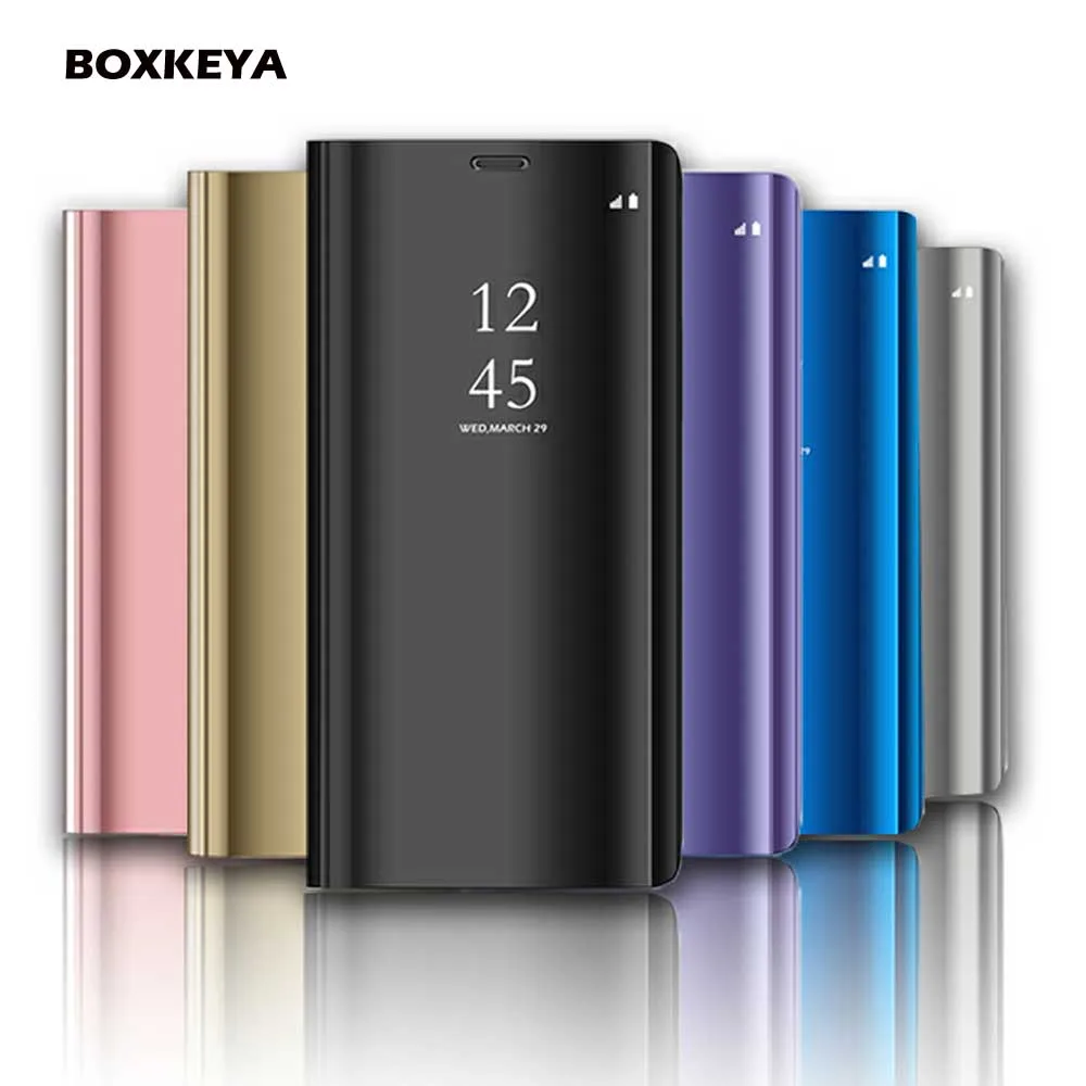 Зеркальный чехол для Samsung Galaxy A8s кожаный чехол-книжка с подставкой M10 M20 A10 A20 A30 A50 S10
