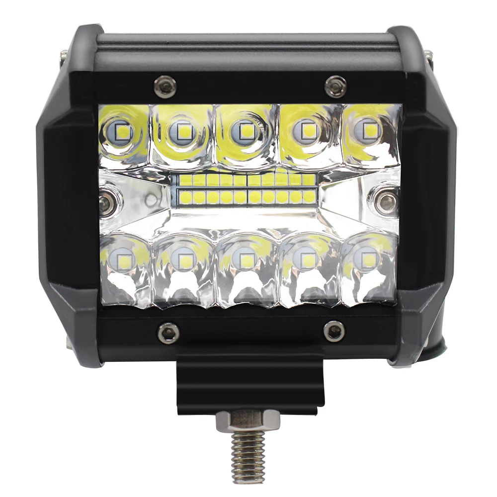 1PC New 200W 12V LED Work Light Bar Spotlight Flood Lamp Driving Fog Offroad Car for Ford Toyota SUV 4WD led beams | Автомобили и