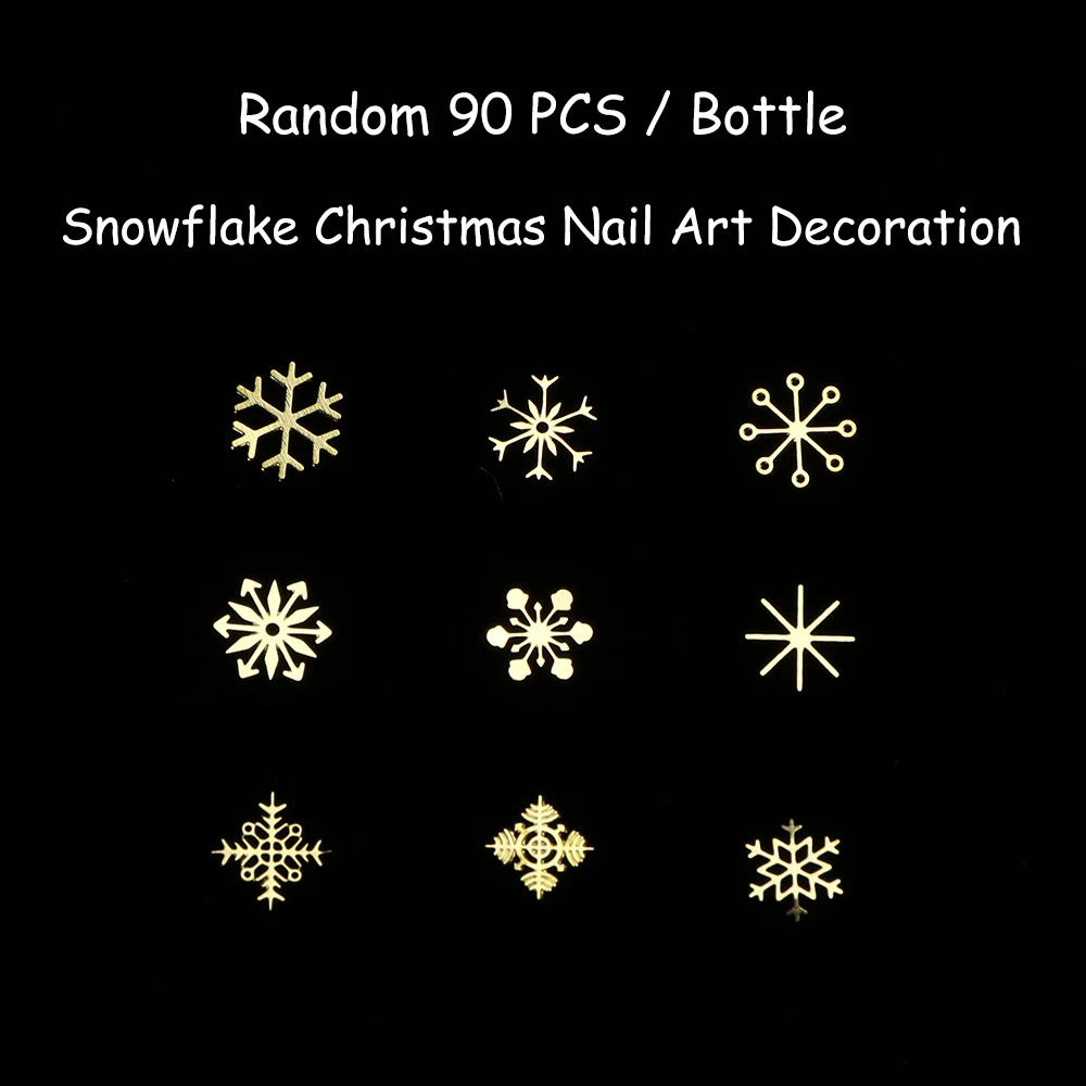 3d лак для ногтей с блестками металлические снежинки хлопья смешанные цветы
